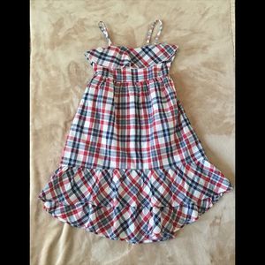 Plaid Hi Lo Dress